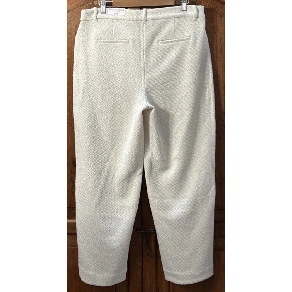 NWT Women's Chicos Matelasse Ankle Chino Pants Sz 14 (2.5) $109 New - Picture 3 of 6